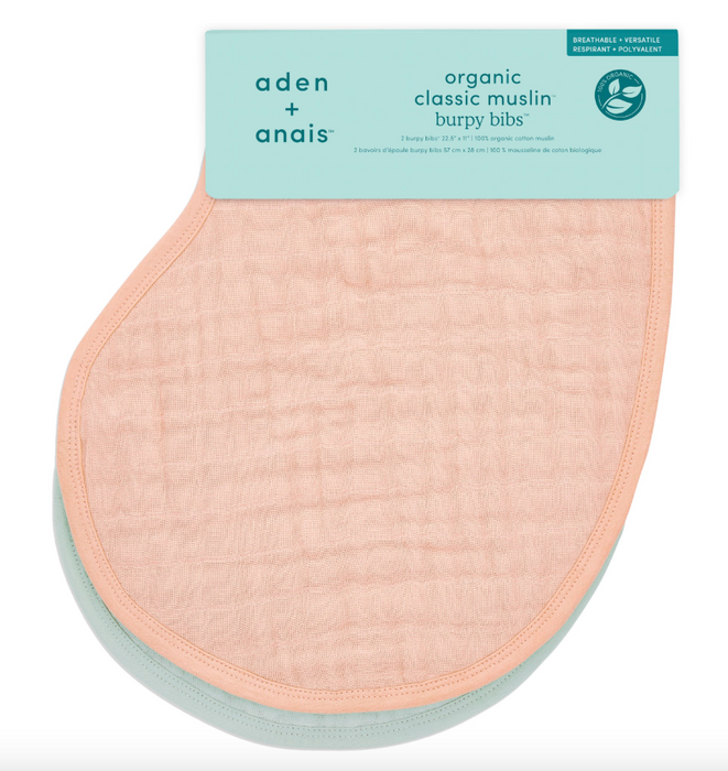 Aden + Anais Burpy Bibs (2 Pack), Mother Earth Organic