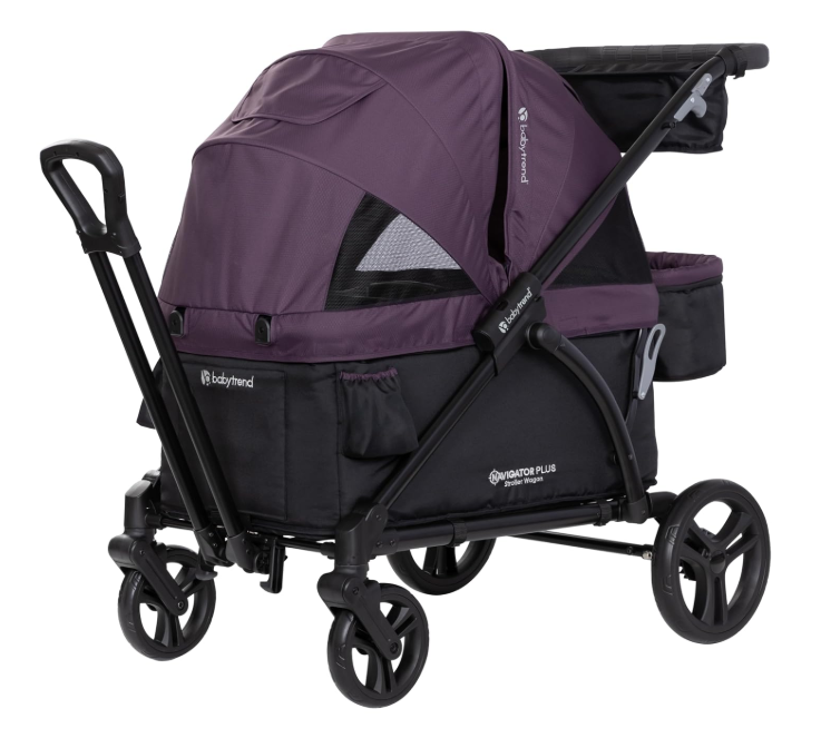 Baby Trend Navigator Plus 2-in-1 Stroller Wagon, 2025, Dash Plum