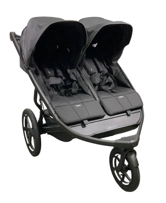 Thule Urban Glide 3 Double Stroller, Black, 2026, Click In Buckle