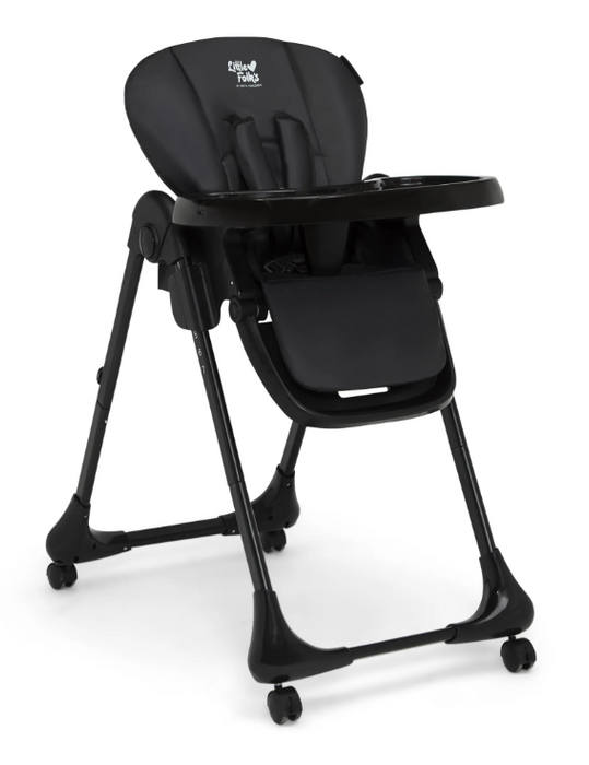 Delta Children 2-in-1 SlimFold High Chair, Black
