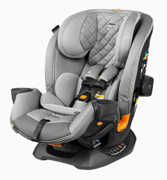 Chicco OneFit Max ClearTex All-in-One Car Seat, Ash, 2025