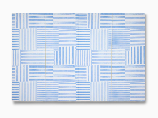 House of Noa Tumbling Mat, 4x6', Hadley French Blue