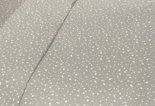 Toki Kids Mega Padded Play Mat 55" x 55", Terrazzo slate