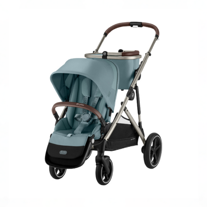 Cybex Gazelle S Modular Stroller, Taupe Frame, Stormy Blue, 2026