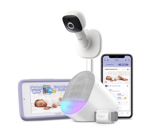 Shop Hubble Connected Guardian Pro Baby Monitor, White at GoodBuy Gear