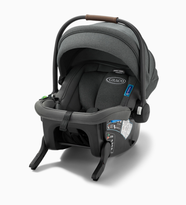 Graco GoMax Baseless Infant Car Seat ft. Insta-Install Rigid LATCH, 2025, Ace, Without Base