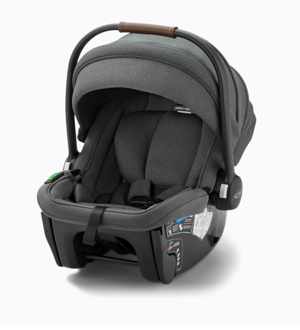 Graco GoMax Baseless Infant Car Seat ft. Insta-Install Rigid LATCH, 2025, Ace, Without Base