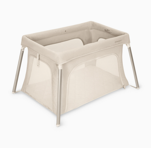 Shop Newton Travel Crib and Playard, 2025, Compact, Sand at GoodBuy Gear