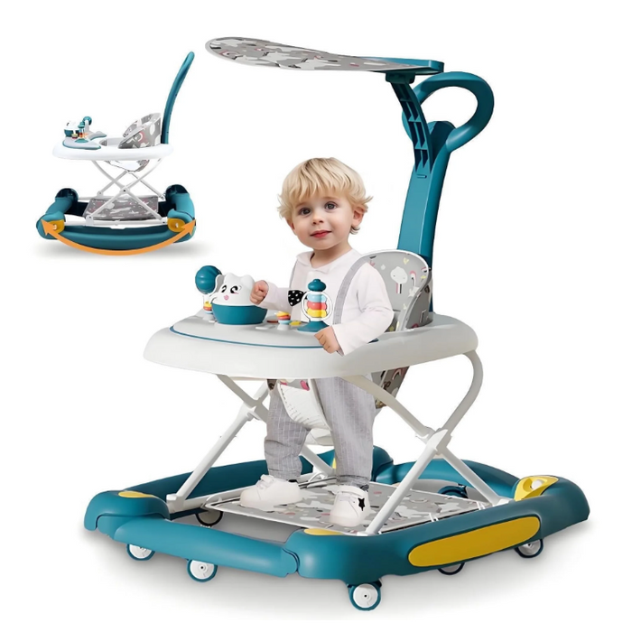 LHUAI 6-in-1 Baby Walker, Green