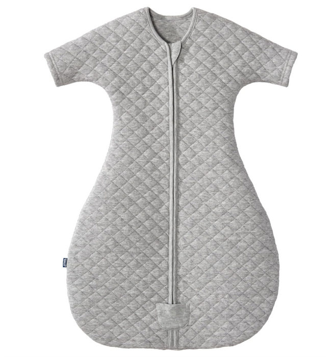 Halo Easy Transition Sleepsack, Medium, Quilted Grey Heather, TOG 1.5
