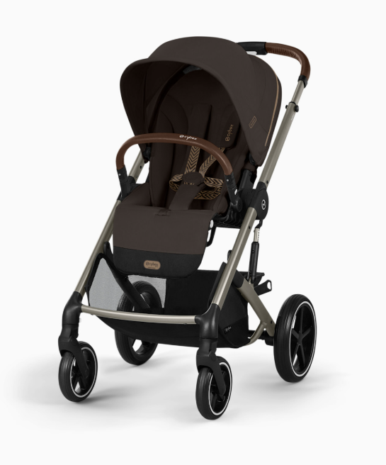 Cybex Balios S Lux Stroller, 2026, Chocolate Brown, Taupe Frame