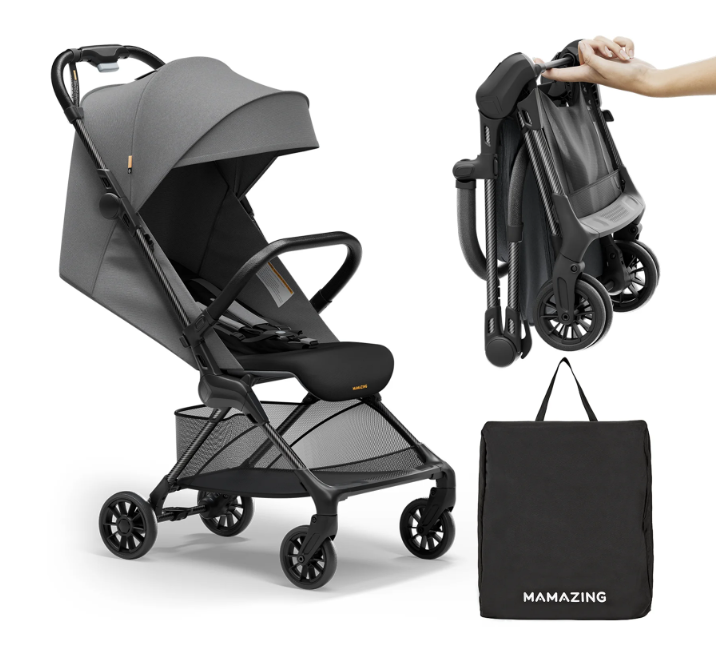 MAMAZING Ultra Air X Stroller, Black, 2024