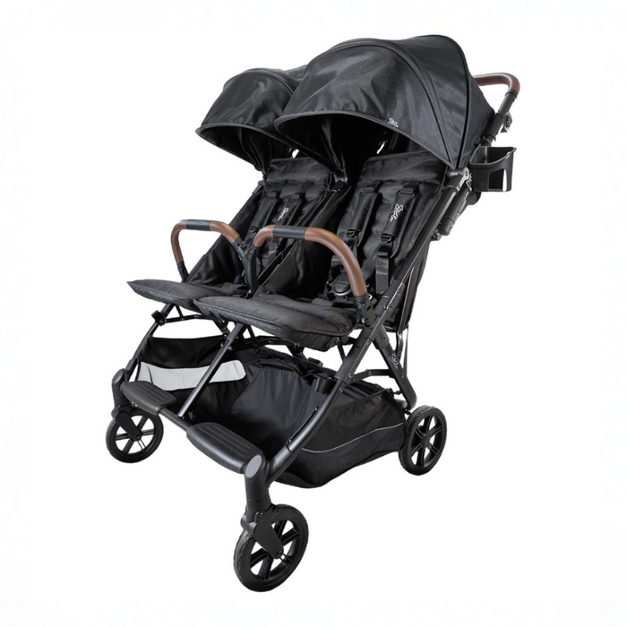 Strolee V2 Double Stroller, 2026, Black