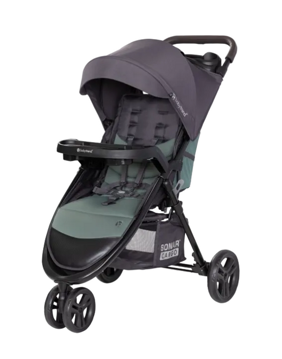 Baby Trend Sonar Cargo 3-Wheel Travel System Stroller, 2024, Desert Sage