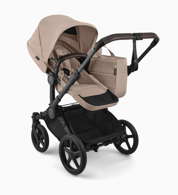 Bugaboo Donkey 6 2-in-1 Stroller, 2026, Black Frame, Desert Taupe Melange, Desert taupe melange