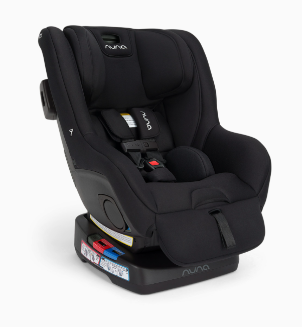 Nuna RAVA Next Convertible Car Seat, Caviar, 2026