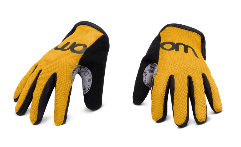 Woom TENS Bike Gloves, 6 (13.5 cm), Sunny Yellow