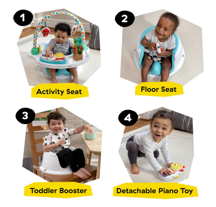 Baby Einstein SuperSeat Touch of Tunes 3-in-1 Activity Seat, 6m+