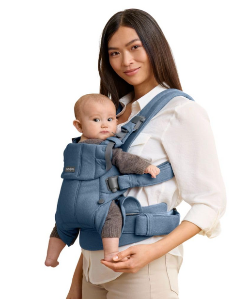 Shop BabyBjorn Baby Carrier Harmony, Blue Melange, Woven Mélange at GoodBuy Gear