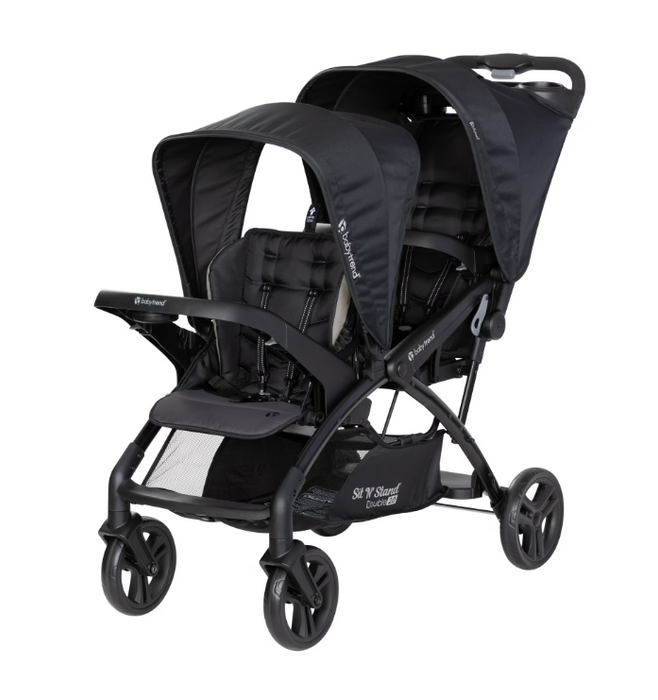 Baby Trend Sit N' Stand Double 2.0 Stroller, 2026, Desert Tan