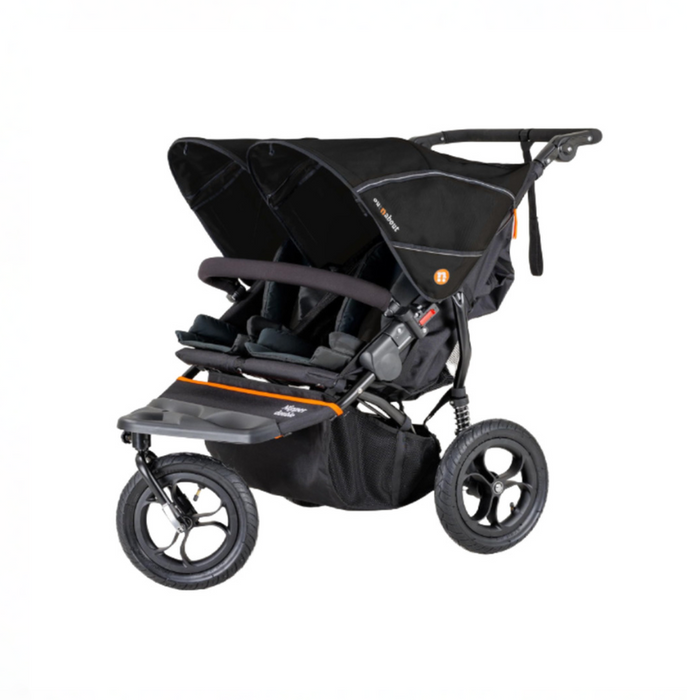 Out N About Nipper Double V5 Stroller, 2025, Summit Black