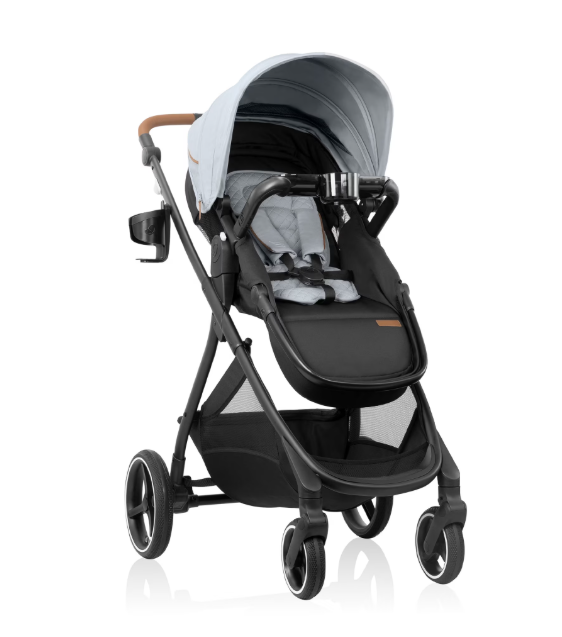 Evenflo Shyft Intuiti+ Stroller, Quartz, 2026, Green & Gentle Fabric