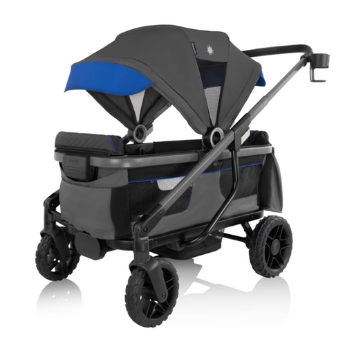 Shop Evenflo Shyft Rideshare All-Terrain Performance Stroller Wagon, 2025, Electric Blue at GoodBuy Gear