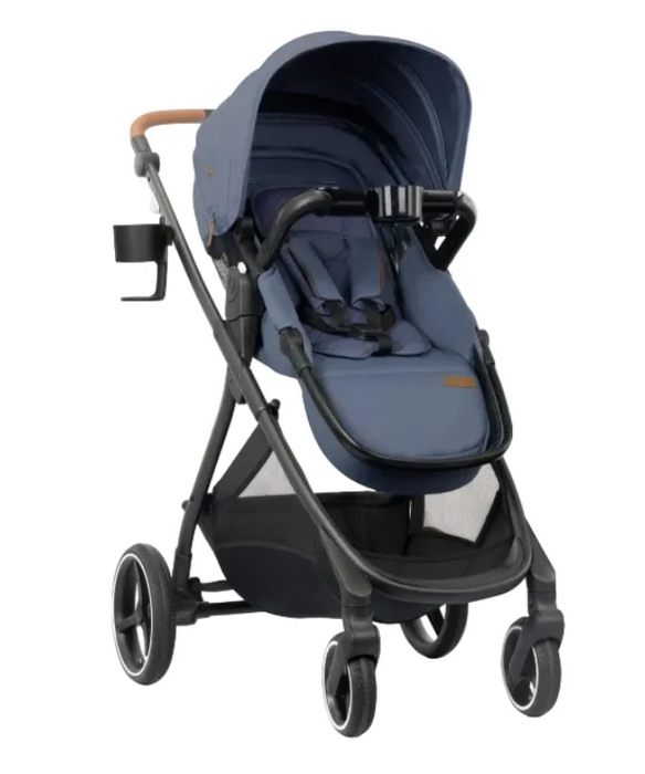 Evenflo Shyft Intuiti+ Stroller, Flint, 2024, Green & Gentle Fabric