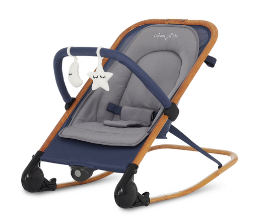 Shop Dream On Me Rock with me 2-in-1 Rocker and Stationary Seat, Blue at GoodBuy Gear