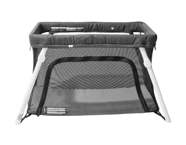 Guava Family Lotus Travel Crib and Play Yard, Grey