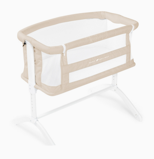 Shop Baby Delight Beside Me Serenity Bassinet and Bedside Sleeper, Organic Oat at GoodBuy Gear