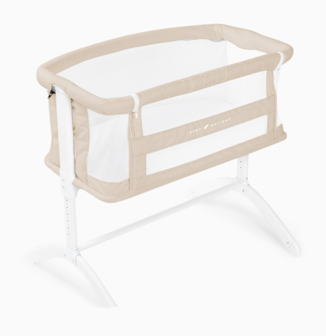 Baby Delight Beside Me Serenity Bassinet and Bedside Sleeper, Organic Oat
