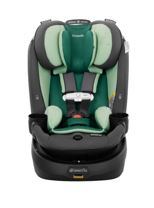 Evenflo Revolve 360 Slim 2-in-1 Rotational Car Seat With SensorSafe, 2025, Peridot Green