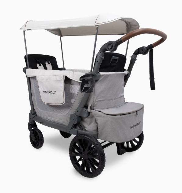 Wonderfold L Stroller Wagon, 2 Seater, Grey