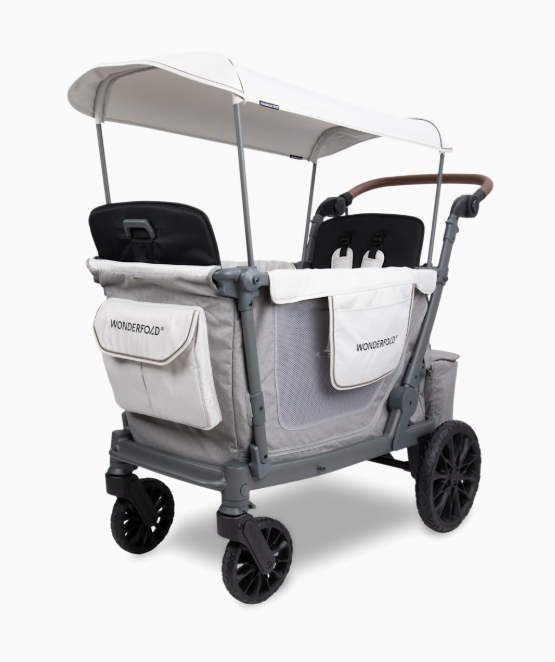 Wonderfold L Stroller Wagon, 2 Seater, Grey