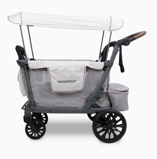 Wonderfold L Stroller Wagon, 2 Seater, Grey
