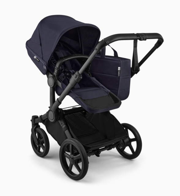 Bugaboo Donkey 6 2-in-1 Stroller, 2025, Black Frame, Deep Indigo, Deep Indigo