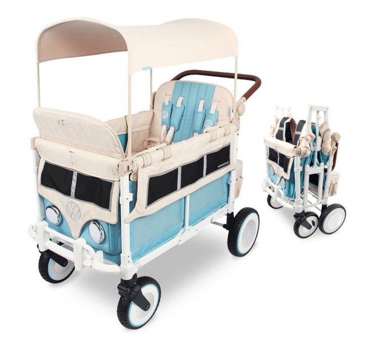 Wonderfold VW4 Volkswagon Stroller Wagon, 2024, Bondi Blue