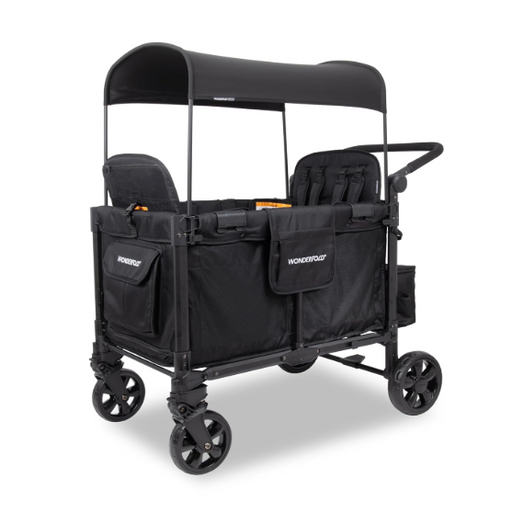 Shop Wonderfold W4 Elite Pro Stroller Wagon, 2026, Jet Black at GoodBuy Gear