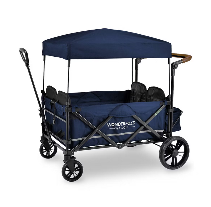 Wonderfold X4 Push & Pull Quad Stroller, 2024, Navy