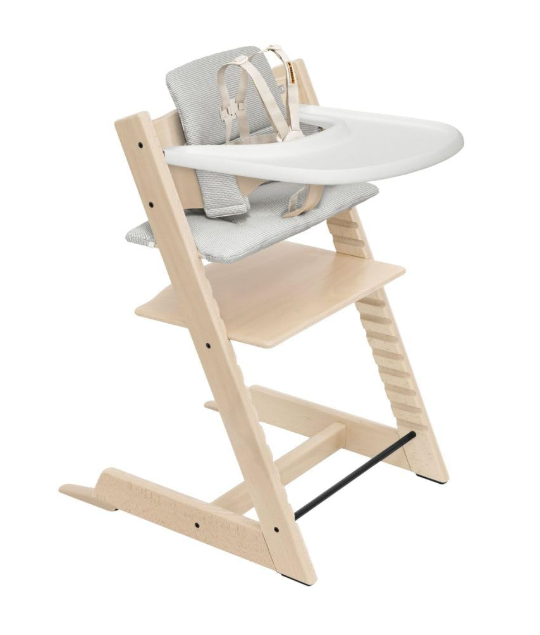 Stokke Tripp Trapp Complete High Chair, Natural, Nordic Grey, Natural 2.0