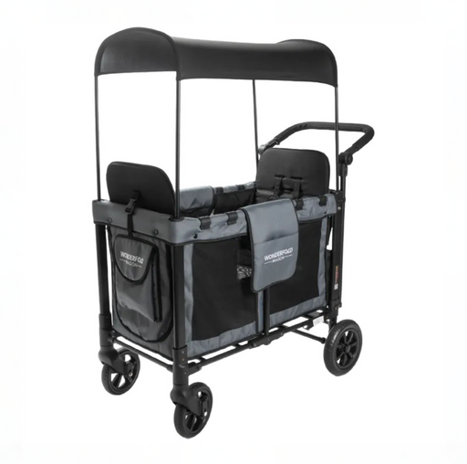 Shop Wonderfold W2 Multifunctional Double Stroller Wagon, Charcoal Gray, 2026, Plus Model at GoodBuy Gear