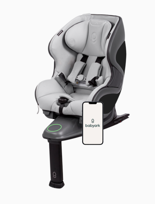 Babyark Smart Convertible Car Seat, 2024, Charcoal Grey / Glacier Ice