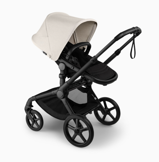 Bugaboo Fox 5 Renew 2-in-1 Stroller, Black Frame, Misty White/Black, 2026