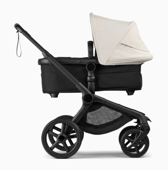 Bugaboo Fox 5 Renew 2-in-1 Stroller, Black Frame, Misty White/Black, 2026