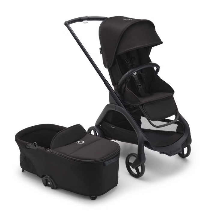 Bugaboo Dragonfly Bassinet and Seat Stroller, 2026, Black, Midnight Black, Midnight Black
