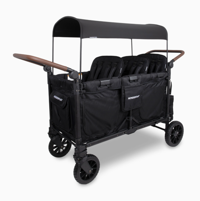 Shop Wonderfold W6 Luxe Pro Stroller Wagon, 2026, Jet Black at GoodBuy Gear