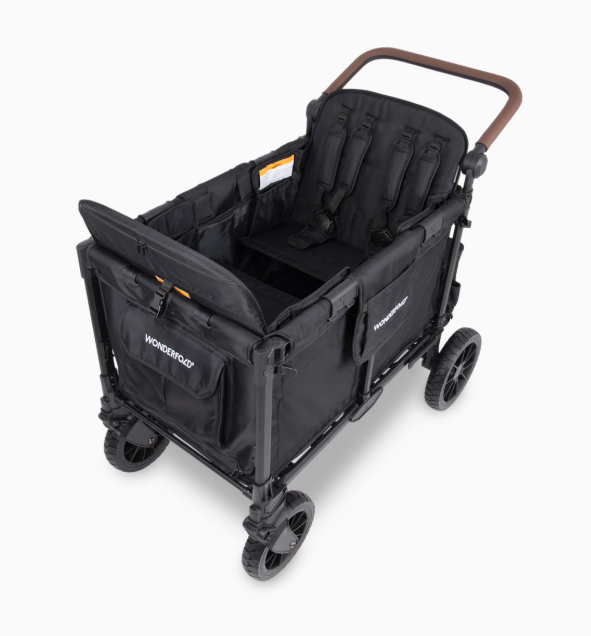 Wonderfold W4 Luxe Pro Stroller Wagon, 2025, Jet Black