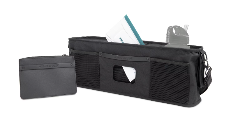 Wonderfold Parent Console, 4 Seater (4 Cup Holders), Jet Black