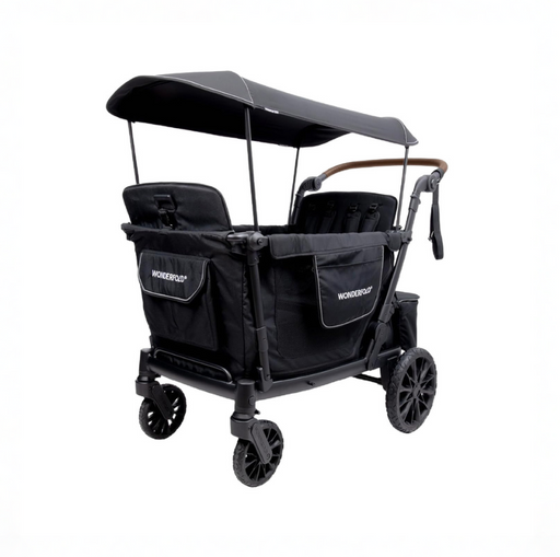 Shop Wonderfold L Stroller Wagon, 4 Seater, Black at GoodBuy Gear